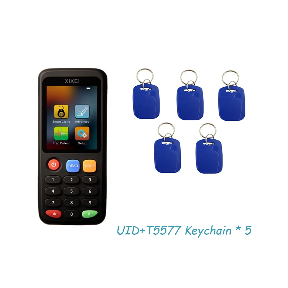 X7 Smart Chip Reader IC ID Clone Copier RFID Token Duplicator 125 Khz Tag Schrijver 13.56 Mhz NFC Badge Programmeur - afbeelding 1