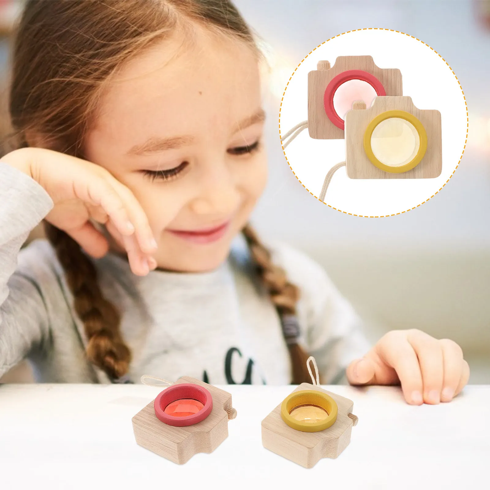 Kids Kaleidoscope Set – 2pcs Educational Toy for Imagination & Observation Skills, Colorful Party Favor
