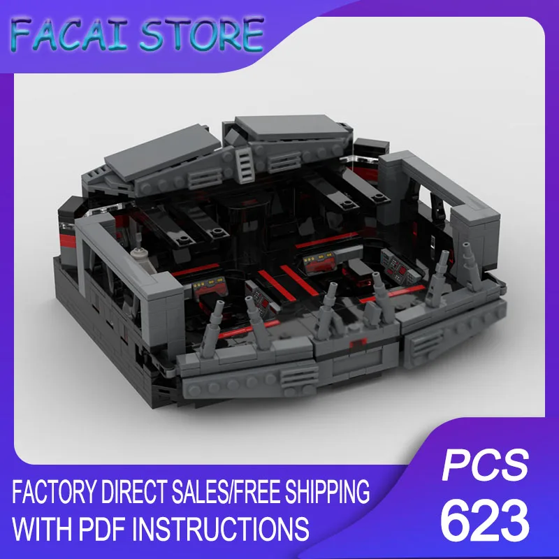 

Конструктор Star Movie Model Moc: Модульная модель моста Supremacy, технологичные блоки, рождественский подарок, игрушка для самостоятельной сборки