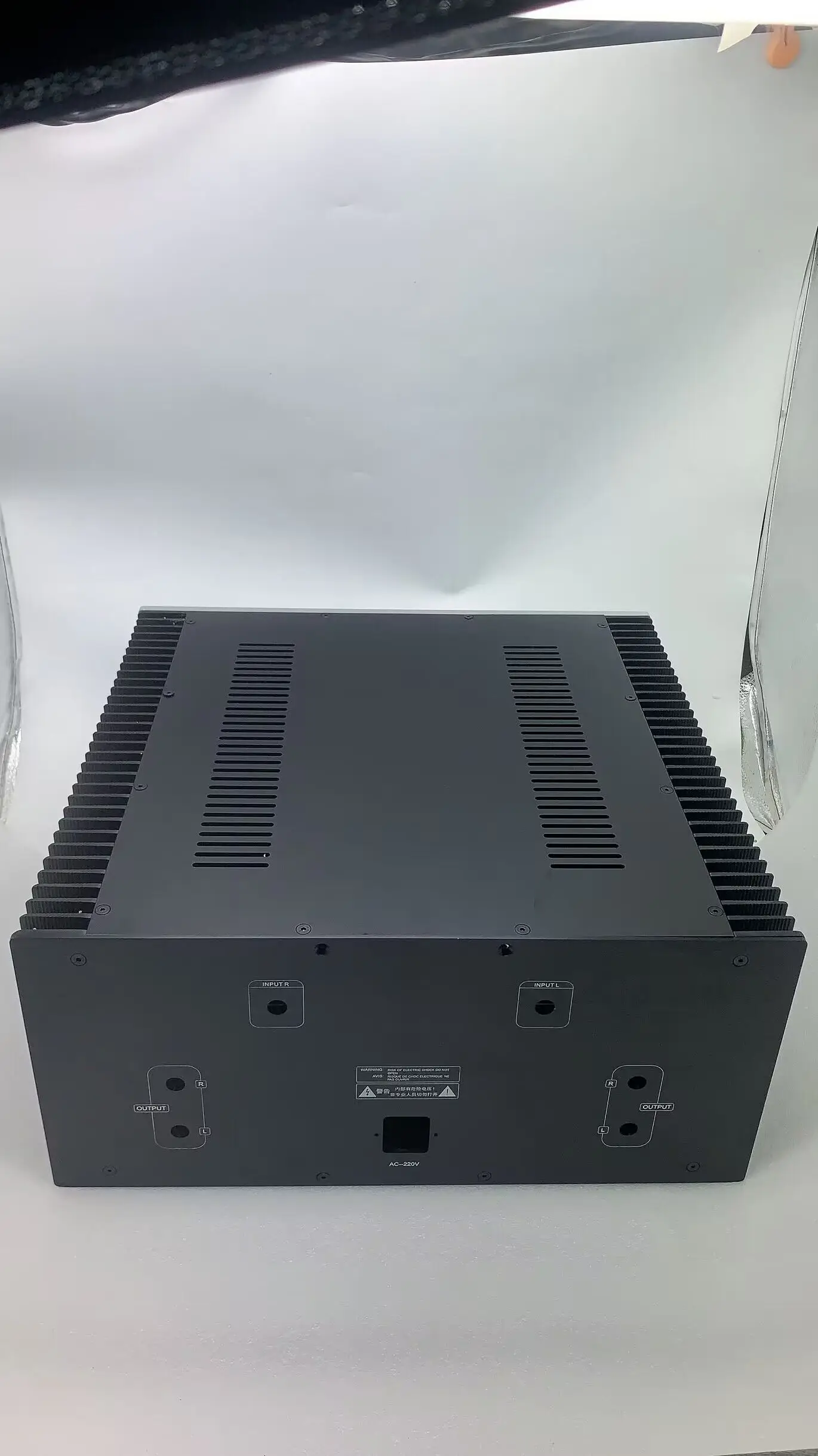 تمرير فئة كبيرة هيكل مكبر للصوت السلطة ، وجميع الألومنيوم ، لتقوم بها بنفسك الضميمة ، W430 * H200 * D300 ملم أو D400mm