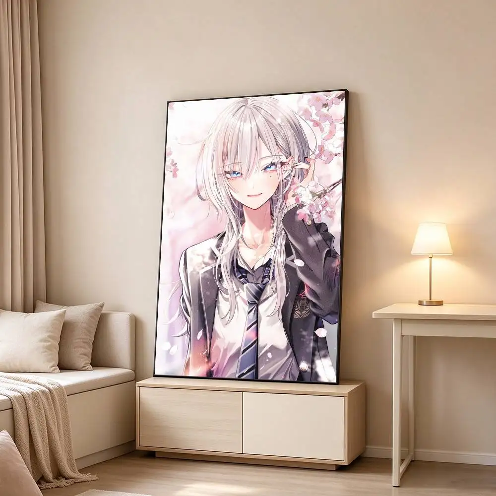 Haimiya-Senpai wa Kowakute Kawaii  Poster High Quality Dorm Living Room Aesthetic Wall Decoration Painting Stickers Gift
