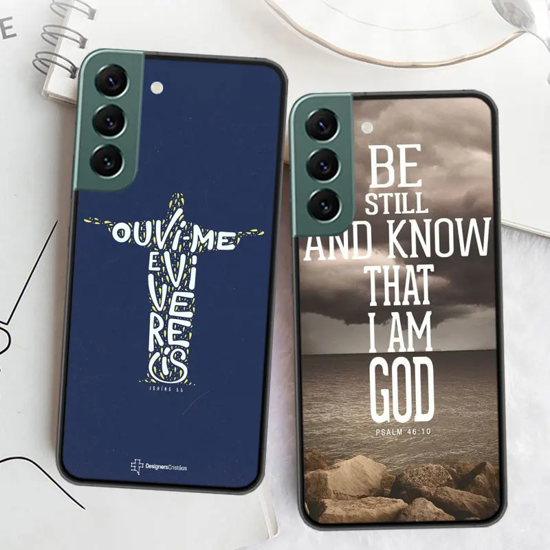 God Jesus Pray Phone For Samsung Galaxy S24 S22 Ultra S21 Plus S20 S23 FE Case S10 S10E S9 S8 S7 Edge Cover Silicone Soft Coque