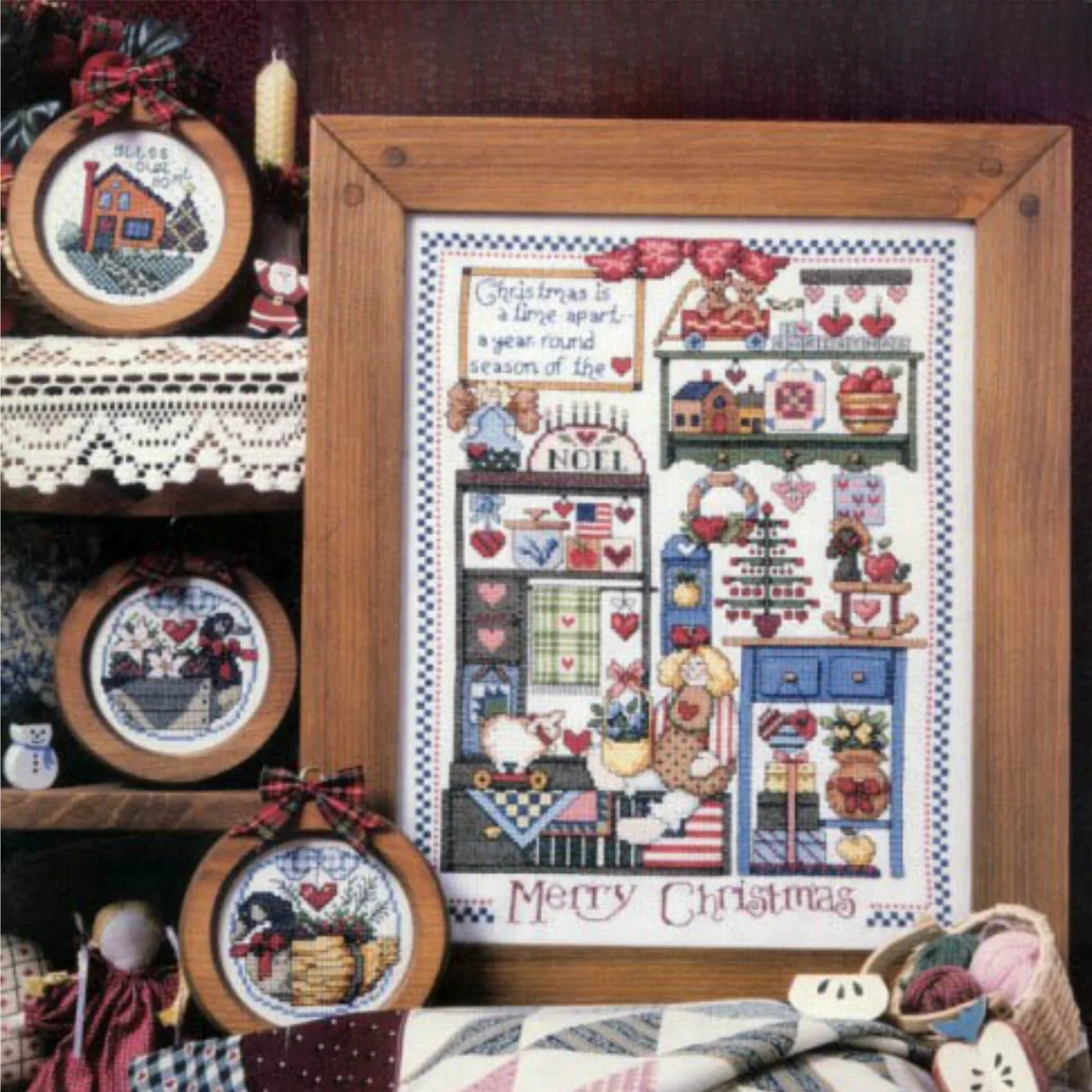 

Набор для вышивания крестиком светло-голубого цвета, RS, из чистого хлопка, без принта, незавершенный, для праздничного декора на Рождество, в современном простом стиле, для дома.