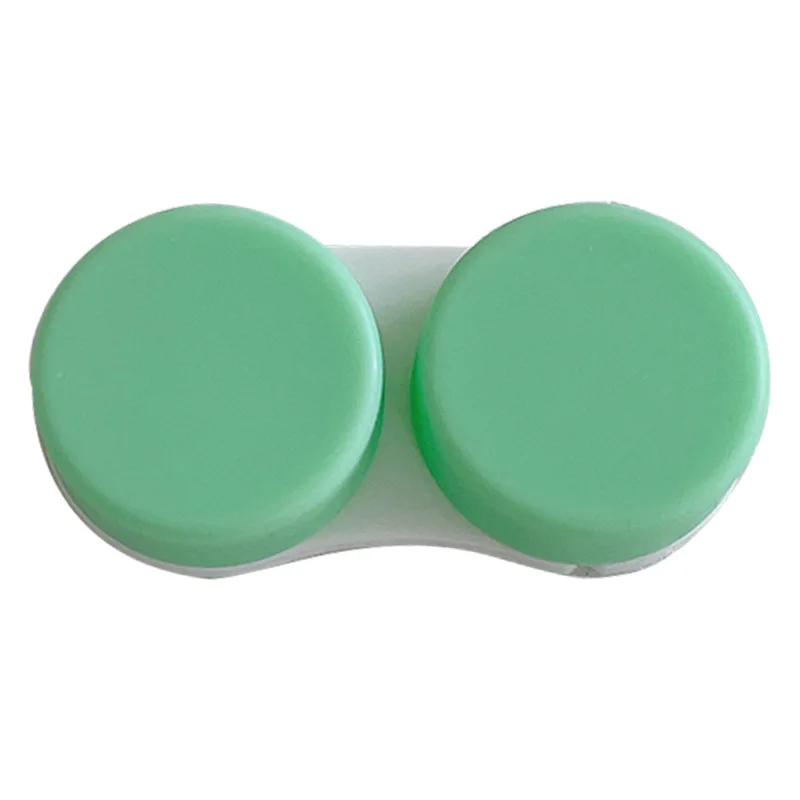 Contact Lens Cases Tiny Solid Color Plastic Box Lightweight Protective Case Outdoor Contact Lenses Storage Case