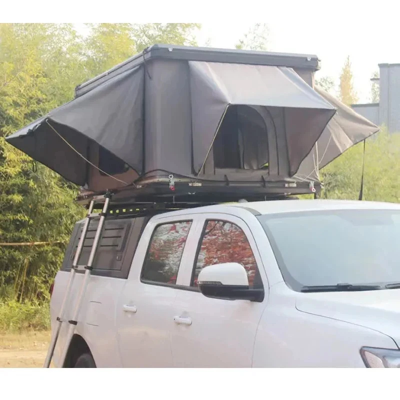 Bt Selling Camping Road Tent High-Style  Top Mangane Steel Three-Door Double Sleeping Cover Aluminum Alloy Tonneau