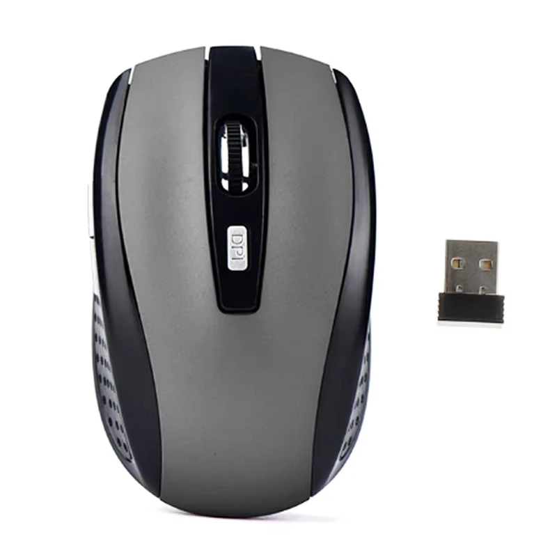 2.4GHz Wireless Optical Mouse USB Receiver Cordless PC Laptop Computer Mac UK