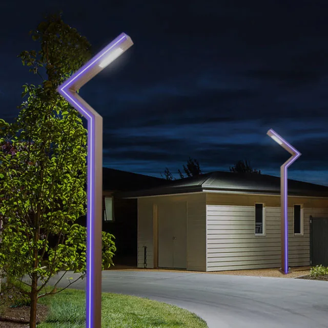 Professional Manufacture Outdoor Decorative Street Lamp Post 50W LED Garden Pole Light