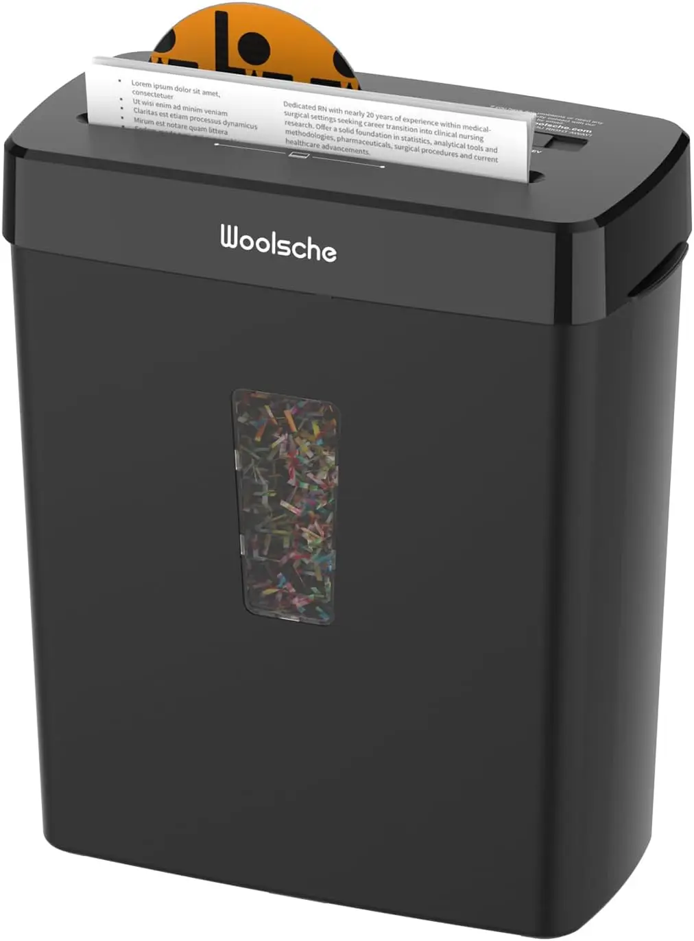 

Paper Shredder for Home, 10-Sheet Cross Cut with 13L Basket, P-4 Security Level, Shreds CD & Credit Card