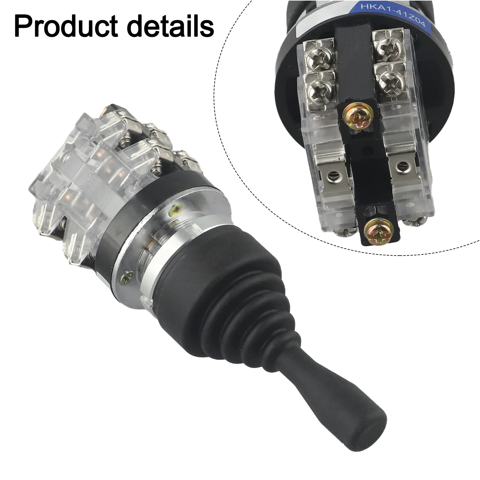 

1PCS Joystick Switch Controller 4 Way 4NO Momentary 150/250/600V For HKA1-41Z04 For Control Magnetic Starters Contactors Relays