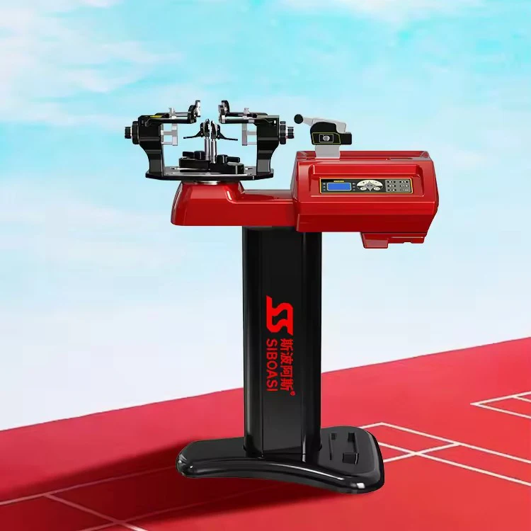 Picture 6: S3 Professional Tennis & Badminton Racket Stringing Machine with Automatic Disc Lock Function Features Head-Up String Puller