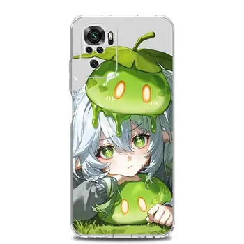 Pouzdro na telefon pro Xiaomi Redmi Note 14 13 12 4G 9 8 10 11 Pro Plus 5G 14C 13C 12C 10C 9C 9A Průhledné TPU kryt Genshin Impact Nahida 8 nejlepší prodej Pouzdro pro Xiaomi Redmi Note Genshin - №5