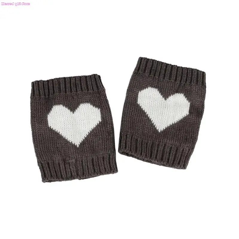 D0JC Girls Spring Knit Leg Warmers Short Socks School Uniform Warm Short Leg Covers