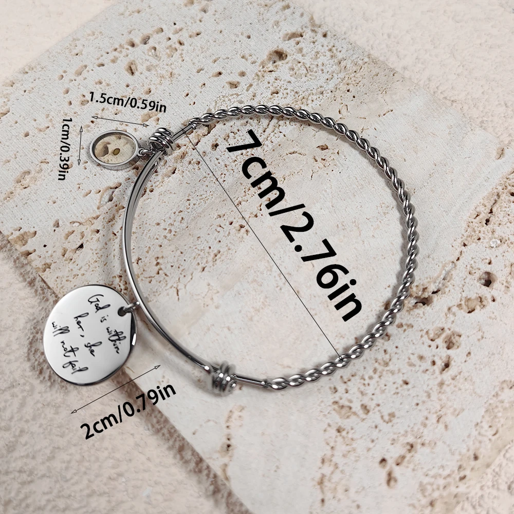Psalm 46:5 - Bracelet God is within her , she will not fail