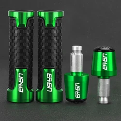 Motorcycle Handlebar Grips Handle grip Ends Plug Slider Caps For KAWASAKI ER6N ER6 N ER-6N 2009-2023 2022 2021 2020 2019 2018