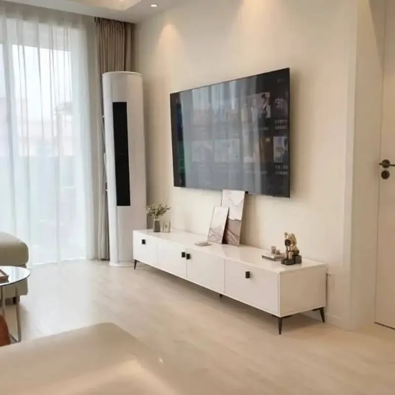 Decorative Floating Reliable Tv Cabinet Convenient Adjustable Industrial Spacious Tv Cabinet Mueble Television Room Furniture