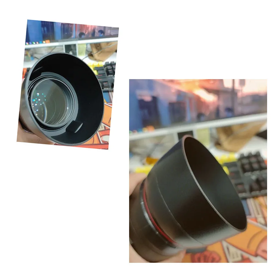 Parasol para lente de cámara ES79II, parasol para Canon EOS 5DII 5D3 5D4 6D2 7D2, montaje DSLR EF 85mm F/1.2L USM 72mm, accesorios para lentes de filtro