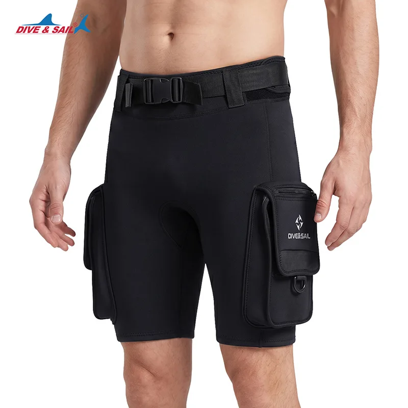 3MM Scuba Shorts Snorkeling Sailing Big Pocket Warm Surf Pants Multifunctional Storage Diving Equipment