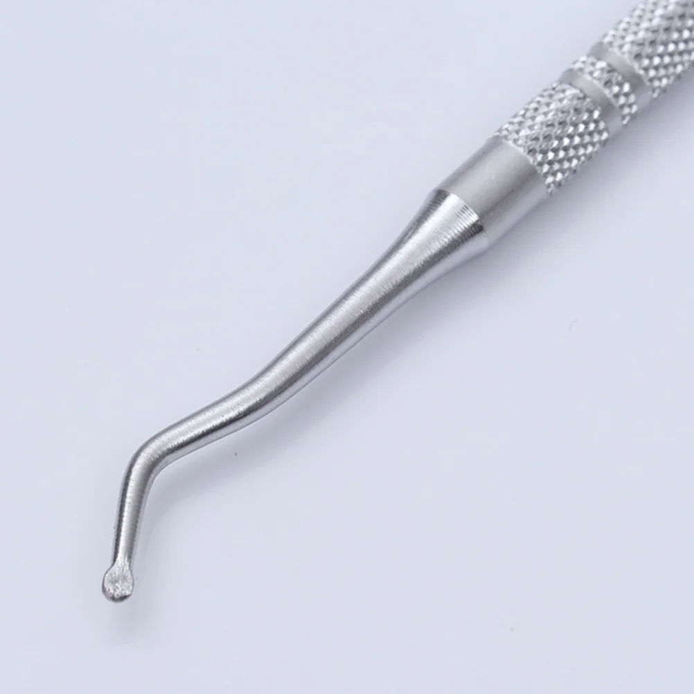 

Stainless Steel Cuticle Spoon Pusher Nail Cleaner Tool For Deep Cleaning Portable Manicure Pedicure Set Hypoallergenic