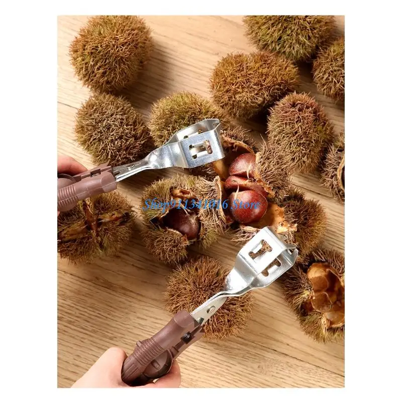  Innovative 3 Function Chestnut Tool Nonrust Steel Blade Detachable Parts Easy Maintenance