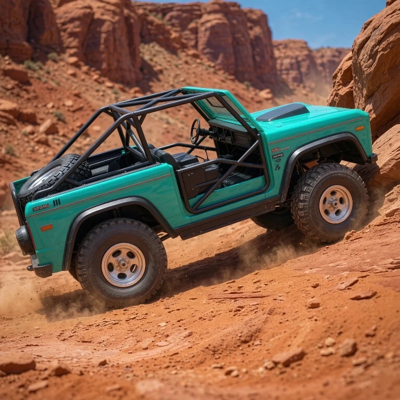 Hot AXIAL SCX10 Ⅲ 4WD Simulation Ford Remote Control Electric Climbing Off-Road Vehicle 2.4G 4CH RC Brushed With Light Model Toy