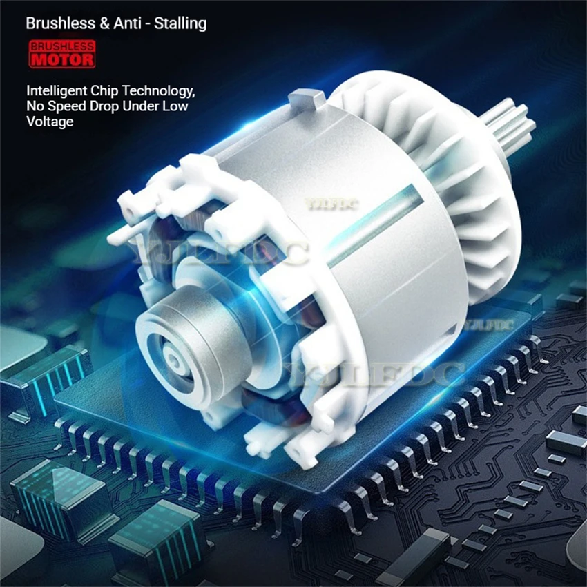 WU535X Cordless Circular Saw Brushless Motor 140mm/150mm 45 /90 Degree Wood Cutting Powershare Green Battery 20V