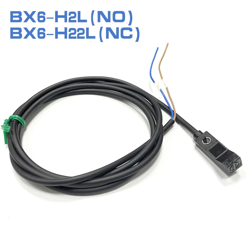 Miniature Square Proximity Sensor Switch 2-wire NO NC Sensing distance:2.5mm 5to24VDC Metal Inductive Limit Sensor BX6-F/H