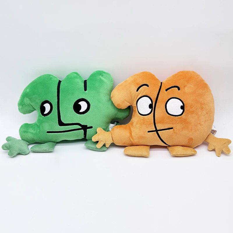 Bfdi Plushie Battle for Dream Island Plush Toy Four Ten Fourteen Stuffed Animal Leafy Firey Coiny Bubble Cake Lollipop Kids Gift