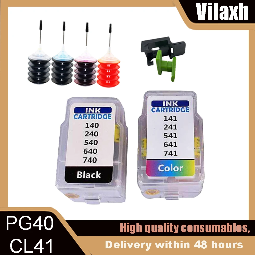 

Совместимый чернильный картридж PG40 CL41 (pg-40 CL-41) для Canon Pixma MP160 MP140 MP210 MP220 MX300 MX310 iP1800 iP2500 iP1600 iP1200