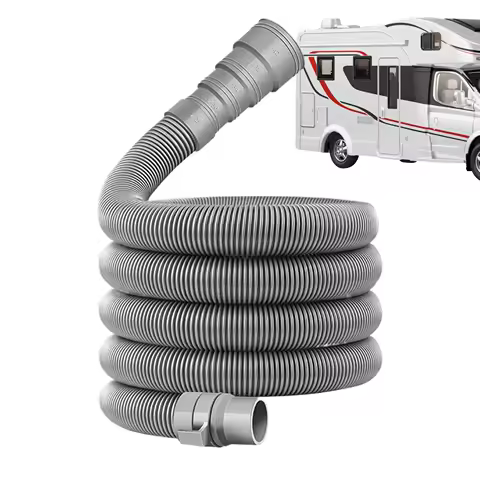 Foldable Caravan Drainage Pipe Motorhome Sewage Hose Kit Rv Sewer Hose Kit Heavy Duty Adjustable RV Drain Pipe RV Dump Hose