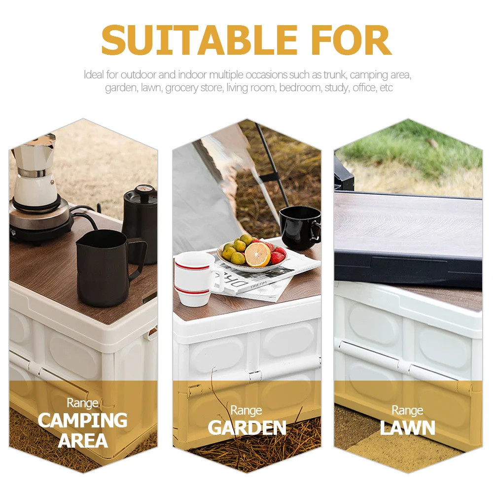 

Folding Storage Box Durable Large Capacity Organizer for Home Bedroom Car Trunk Multi-Functional Plastic Sundries Container