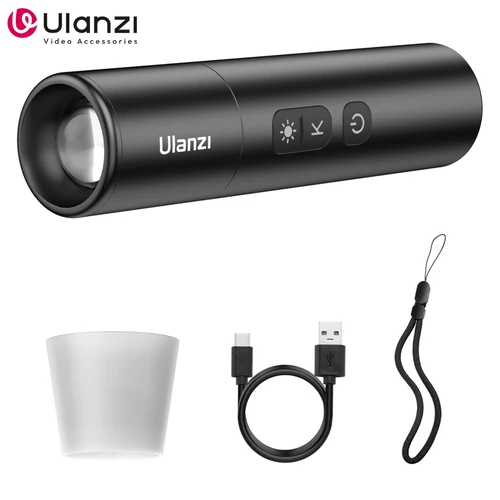 Ulanzi LM07 linterna de videografía 2000mAh 2000K-8000K luz de vídeo bicolor para iluminación interior y exterior luz ambiental