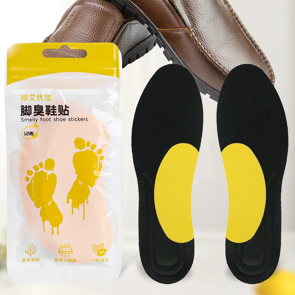 Shoes Odor Remover Deodorant Patch Invisible Lemon Shoes Stickers Unisex Foot Care Paddings Athlete\'s Foot Soothing Insole Patch