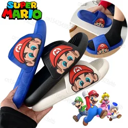 Game Super Mario Slippers Cute and Comfortable for Man Women Boys Girls Bathroom Breathable Non-slip Shoes Outer Wear Slippers