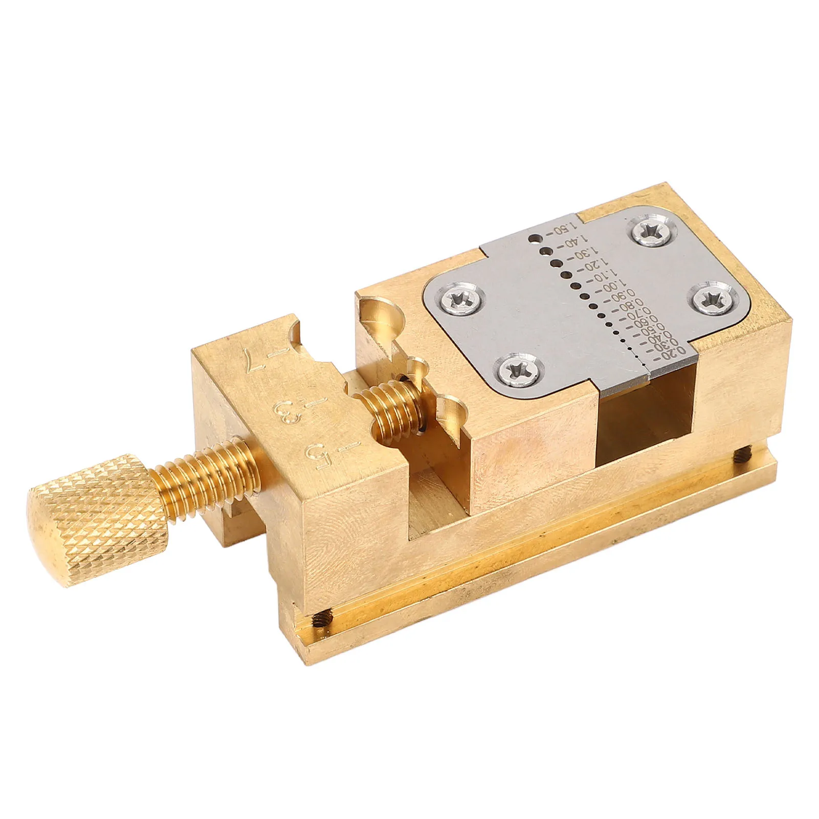 Watch Repair Vise Clamp for Jewelers Watchmaker Wheel Pointers Tube Clamp Home Metal Holder Tool 0.2-1.5mm Hole Dia