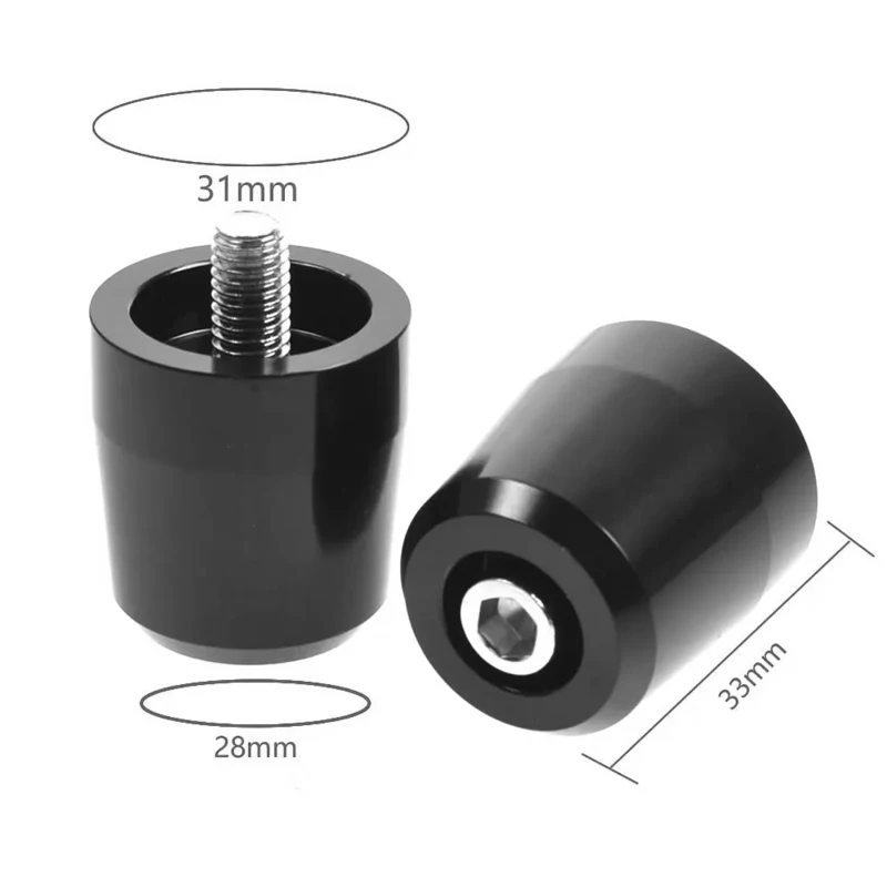 For Kawasaki Z800 Z900 Z750 Z1000 Stainless Steel Motorcycle Handlebar Cap Hand Grips Bar End Plug motor handlebar grip ends - view 4