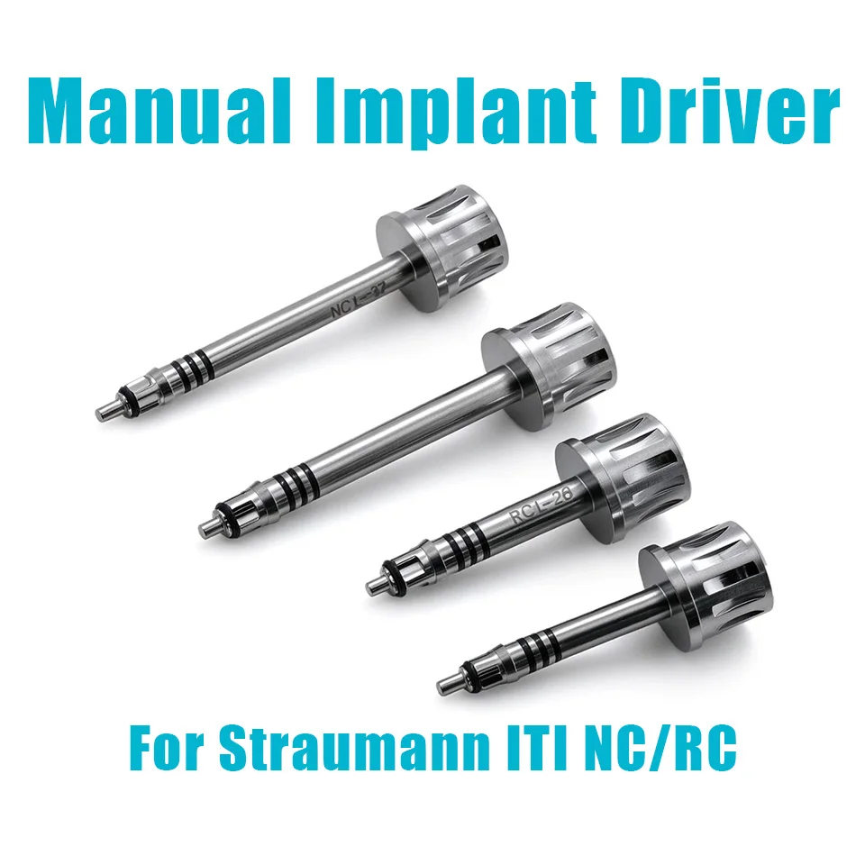 1Pc Dental Implant Manual Driver Fit Straumann ITI Screwdriver Carrier Placement Positioning Holder Key Tool NC RC L37 L28