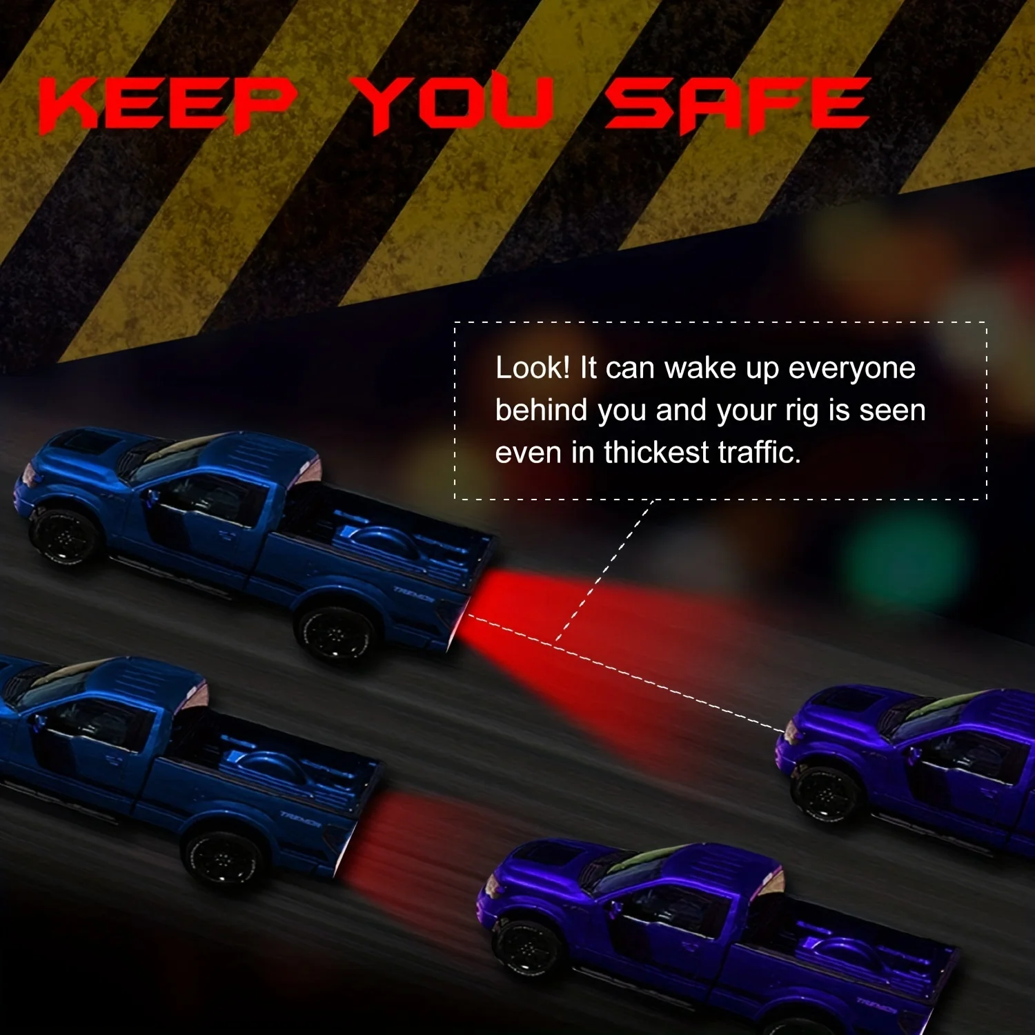 LED الباب الخلفي ضوء بار 60 بوصة/48 بوصة الثلاثي صف الذيل ضوء بار لقطورة بيك اب SUV RV فان