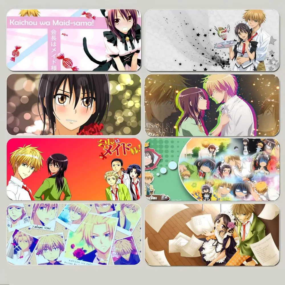Cute Romantic Anime M-Maid sama Mouse Pad Large Gaming Mousepad with Thick Stitched Edge Non-Slip Desk Mat