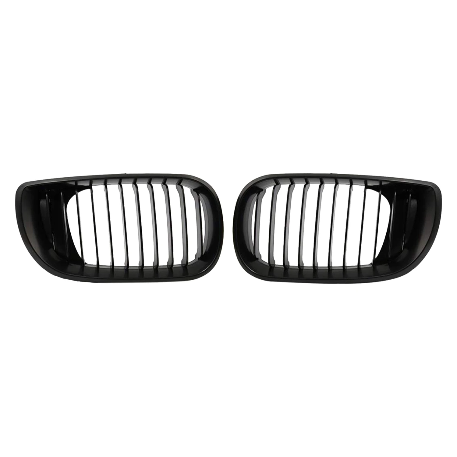 Front Bumper Kidney Sport Grille Grill Replacement for BMW E46 4D 318I 320I 323I 328I 2002-2005 Matte Black