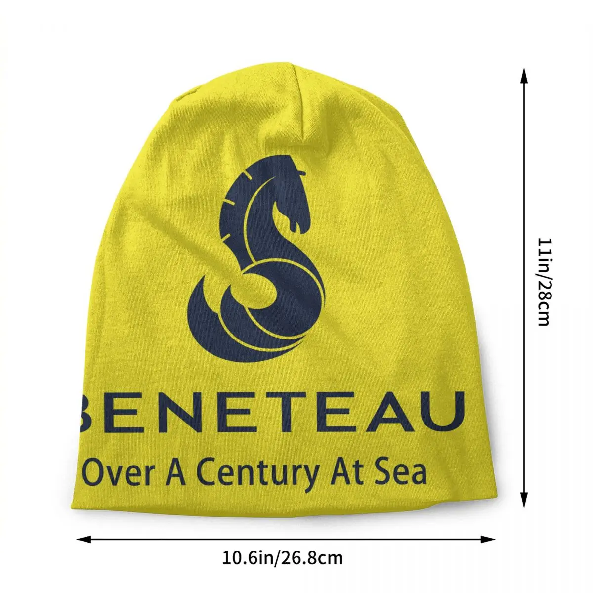 Custom Beneteau Sailboat Sailing Yacht Beanie Cap Winter Bonnet Femme Knitting Hats Hip Hop Outdoor Ski Skullies Beanies Hats