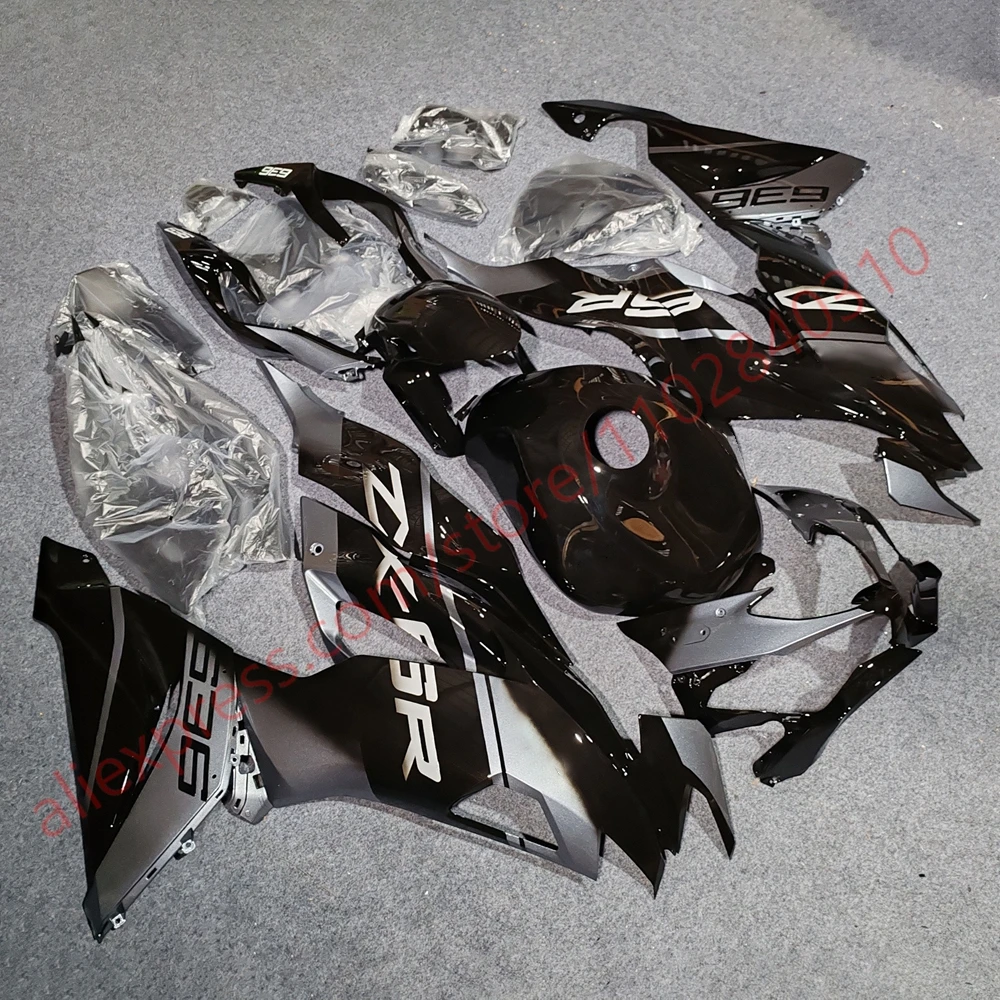 For Kawasaki ZX6R 636 2019 2020 2021 2022 2023 Black Motorcycle Fairings ZX 6R 19-23 Fairing Set Bodywork Panel Kit Fit - Image 2