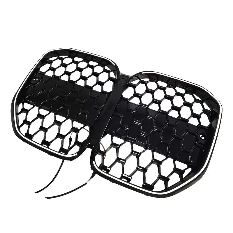 لسيارات BMW 4 Series G22 2020-2025 LED شبكة أمامية مضيئة توهج شبكة المبرد سهلة التركيب استبدال تصفيف السيارة #4