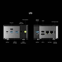 GMKtec M8 Mini PC AMD Ryzen 5 PRO 6650H 16GB RAM NO SSD NO OS Mini Desktop Computers Triple 4K Display, WiFi5.2,BT6E, USB-C, DP 6