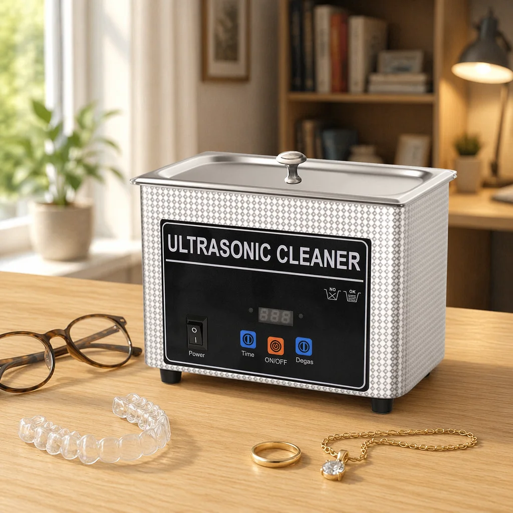 35W 60W 40KHz Ultrasonic Cleaner 800ml 900ml High Frequency Ultra Sonic Bath Jewelry Dental Cleaning Washing Machine NEW