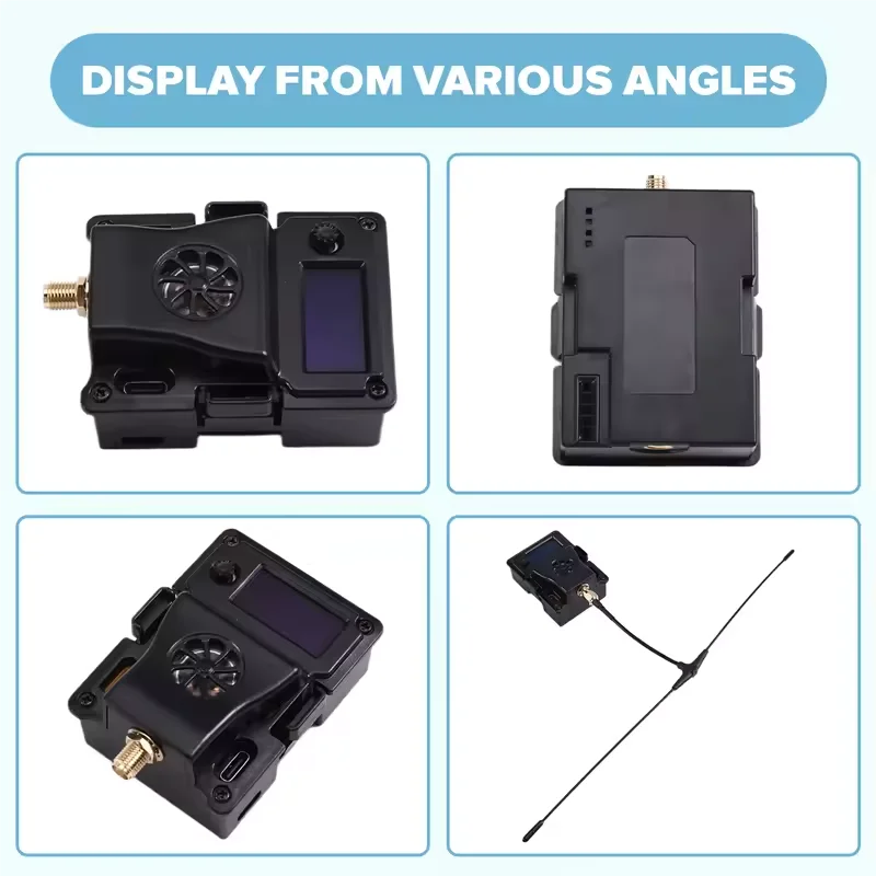 

ELRS TX 915MHz 750MHz Long Range Receivers for FPV Drone Racing Plastic Alloy UAV Remote Control Camera for Radiomaster TX12S