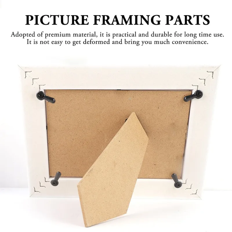 Photo Frame Hardware Clips Photo Frame Buckles Backboard Pressure Plate Fixing Iron Piece Poster Fastener Hardware Accessories