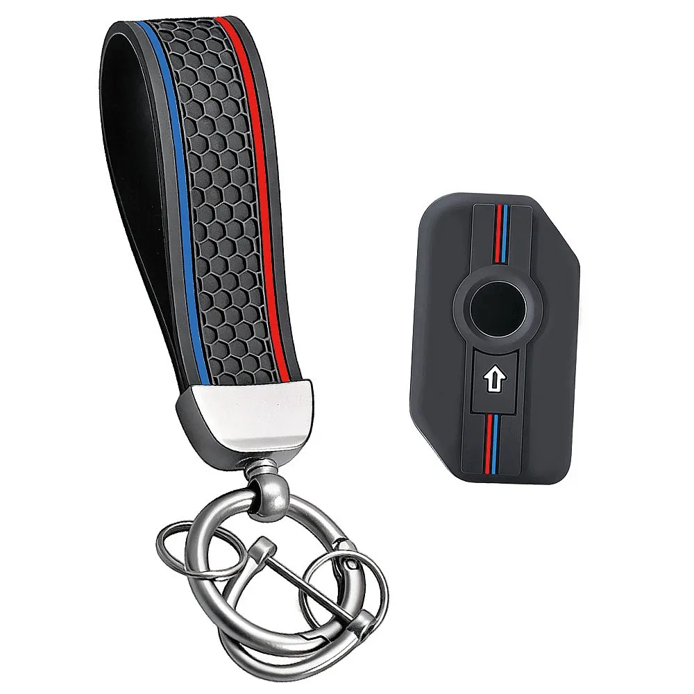 For BMW K1600 R1250GS S1000R XR 2021-2022 Silicone Key Fob Cover Remote Shell Case Holder