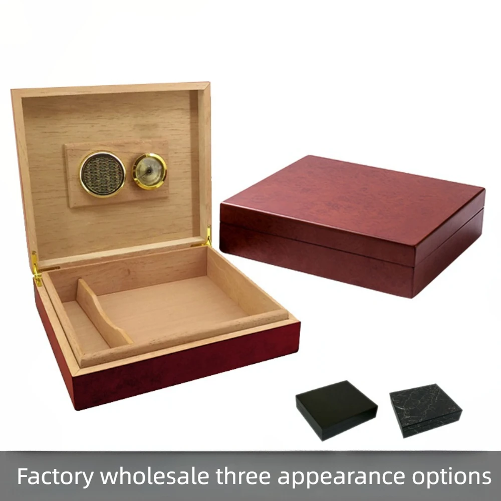 

Cigar Humidor Home Office Cigar Box Manufacturer Portable Fashion Mini Cedar Wood Moisturizing Cigar Wholesale