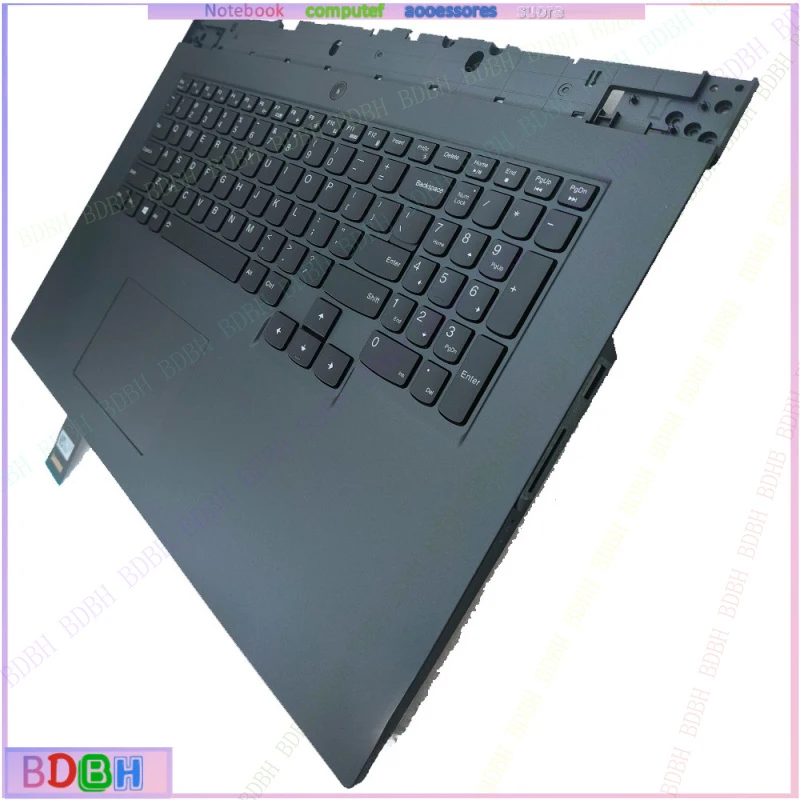 New For Lenovo Legion 5-17IMH05 17IMH05H 17ARH05H Palmrest Keyboard Bezel US BL