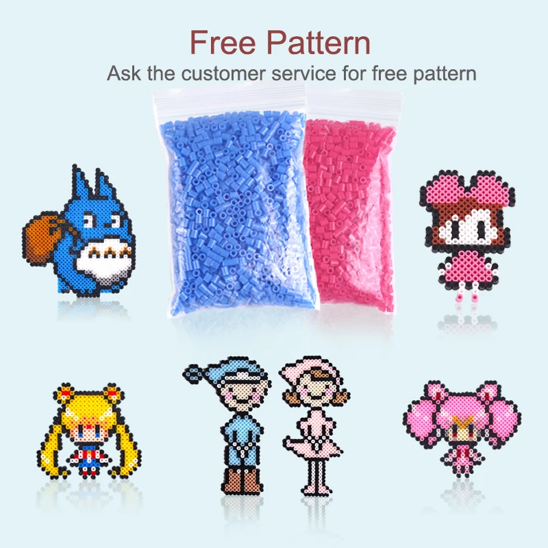 5mm Beads 1000pcs 133color Pixel Art Iron Beads for Kids Hama Beads Diy Puzzles High Quality Handmade Gift Toys